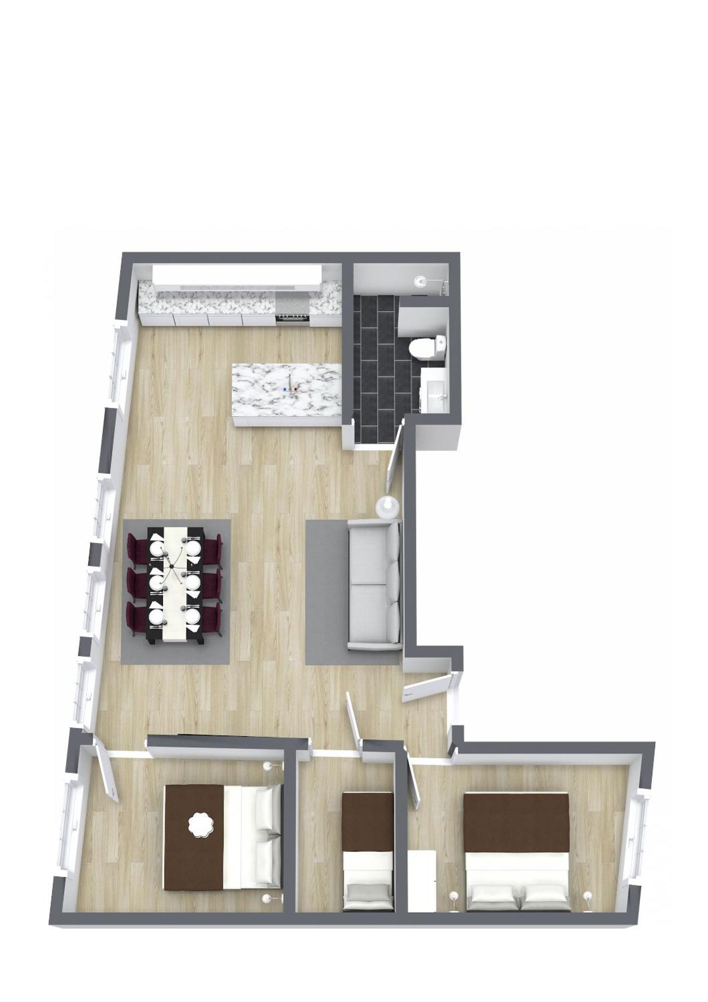Apartment Perfect 3 Bedroom In The Heart Of Cph